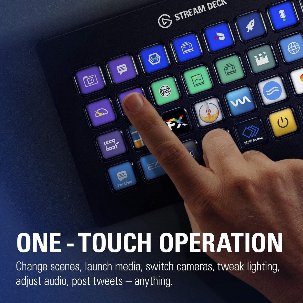 Elgato Stream Deck - Live Content Creation Controller with (6 ,15 or 32 customizable LCD keys Options ) - Momo Gadgets