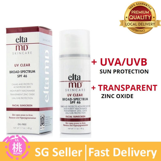 EltaMD UV Clear Facial Sunscreen Broad-Spectrum SPF 46 for Sensitive or Acne-Prone Skin, Oil-Free - Momo Gadgets