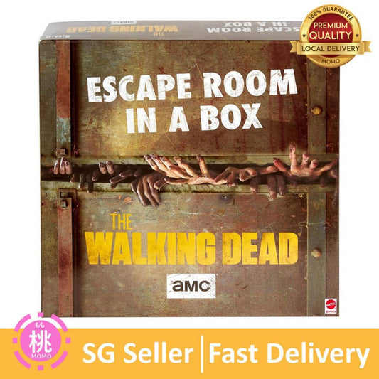 Escape Room in a Box:The Walking Dead Board Game, Party Game for 4 to 8 Players - Momo Gadgets