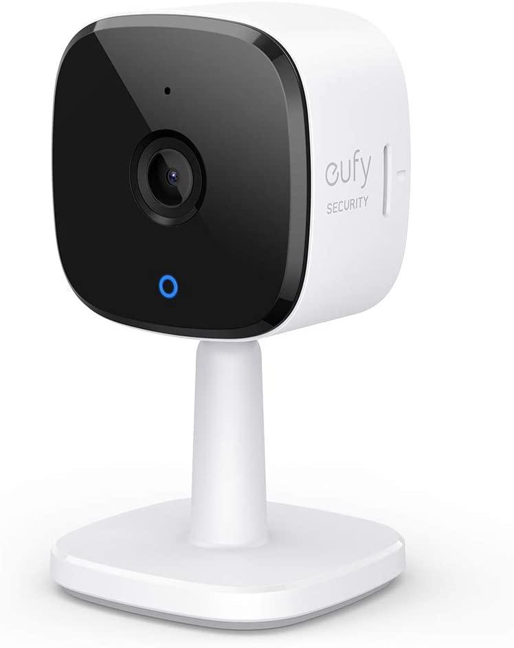 eufy Security 2K Indoor Cam, Wired Security Indoor Camera with Wi-Fi,Works with Voice Assistants, Night Vision - Momo Gadgets