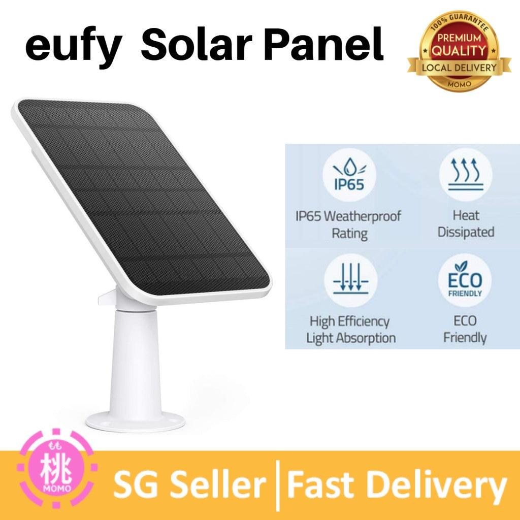 eufy security Certified eufyCam Solar Panel, Compatible with eufyCam, Continuous Power Supply, IP65 Weatherproof - Momo Gadgets