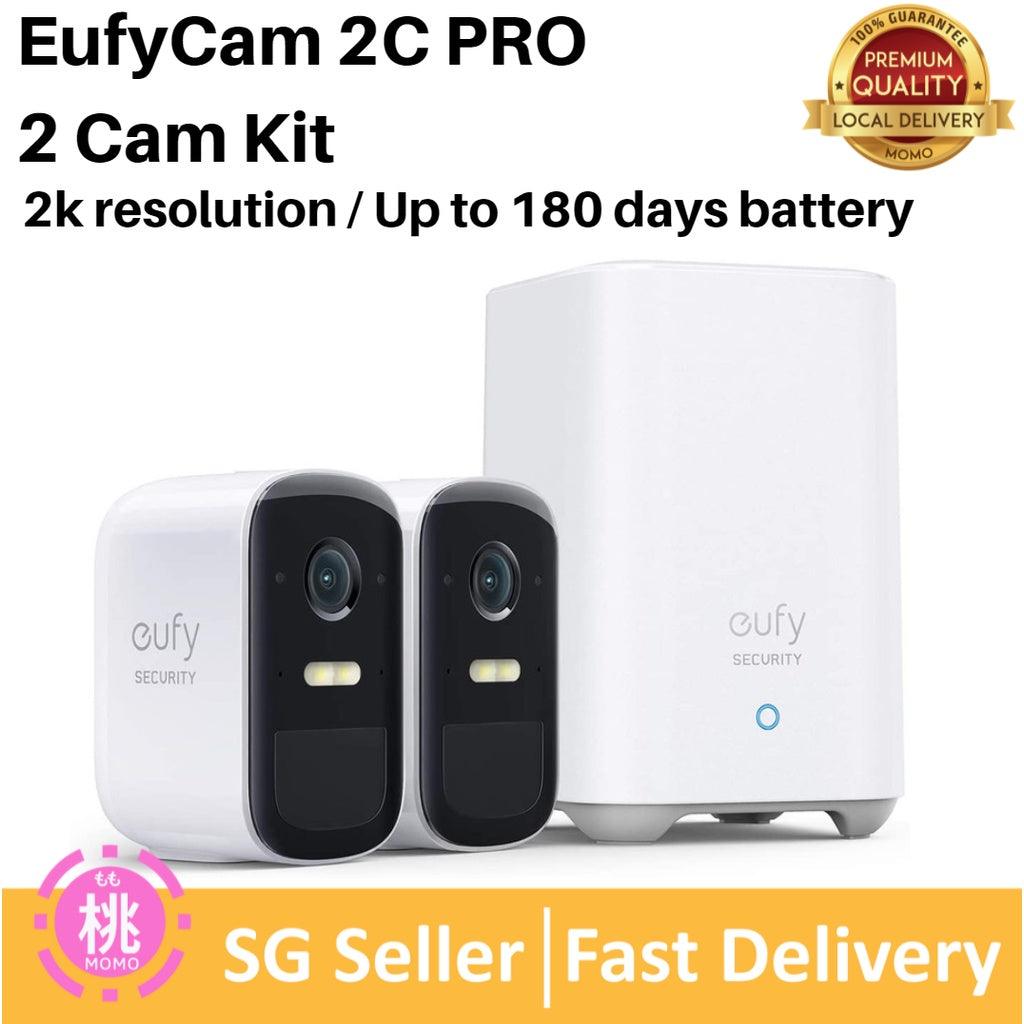 eufy Security, eufyCam 2C Pro , Wireless Home Security System with 2K Resolution, 180-Day Battery Life - Momo Gadgets