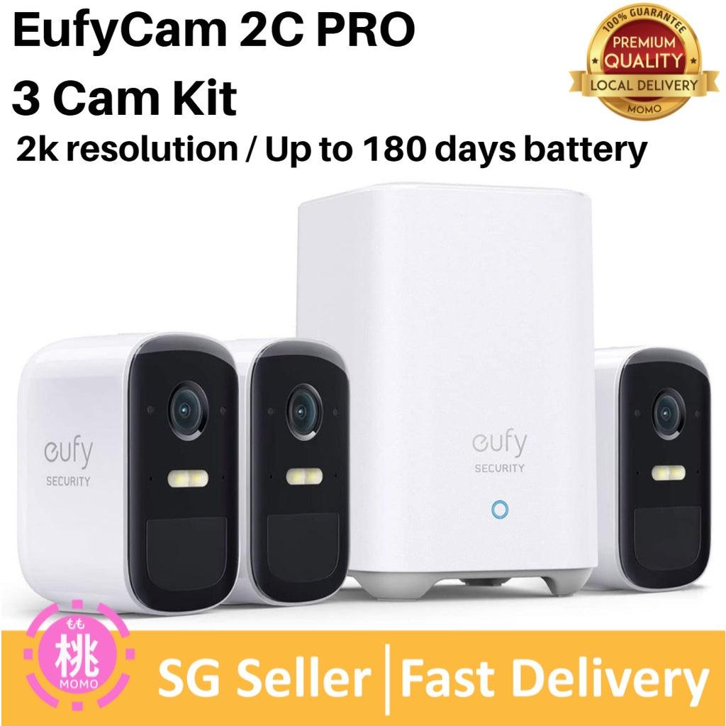 eufy Security, eufyCam 2C Pro , Wireless Home Security System with 2K Resolution, 180-Day Battery Life - Momo Gadgets