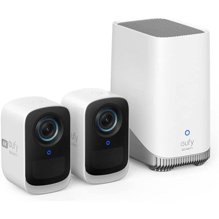 eufy security S300 eufyCam 3C, Security Camera Outdoor Wireless, 4K Camera, Expandable Local Storage up to 16TB - Momo Gadgets