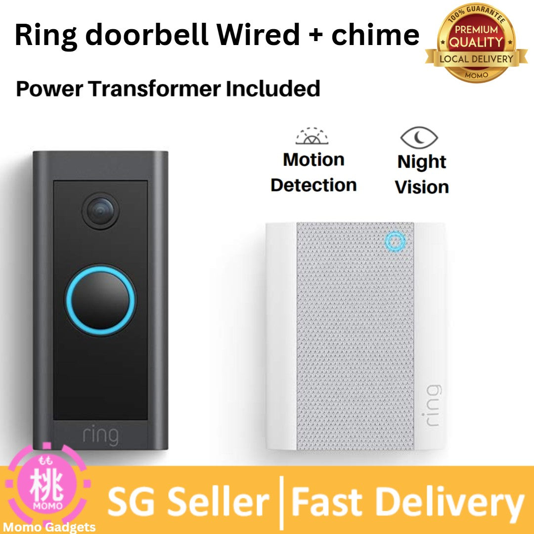 Ring Video Doorbell Wired ( Transformer Included )