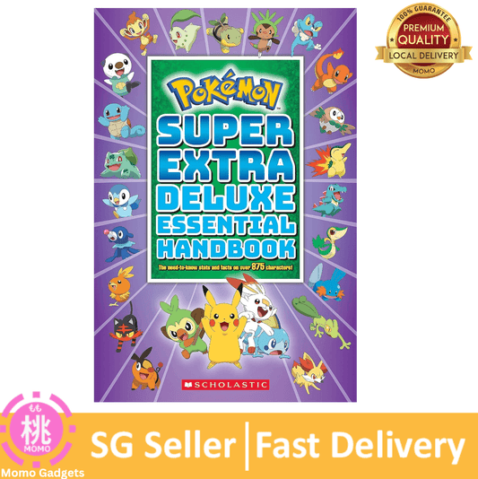 Super Extra Deluxe Essential Handbook (Pokemon): The Need-to-Know Stats and Facts on Over 875 Characters Paperback