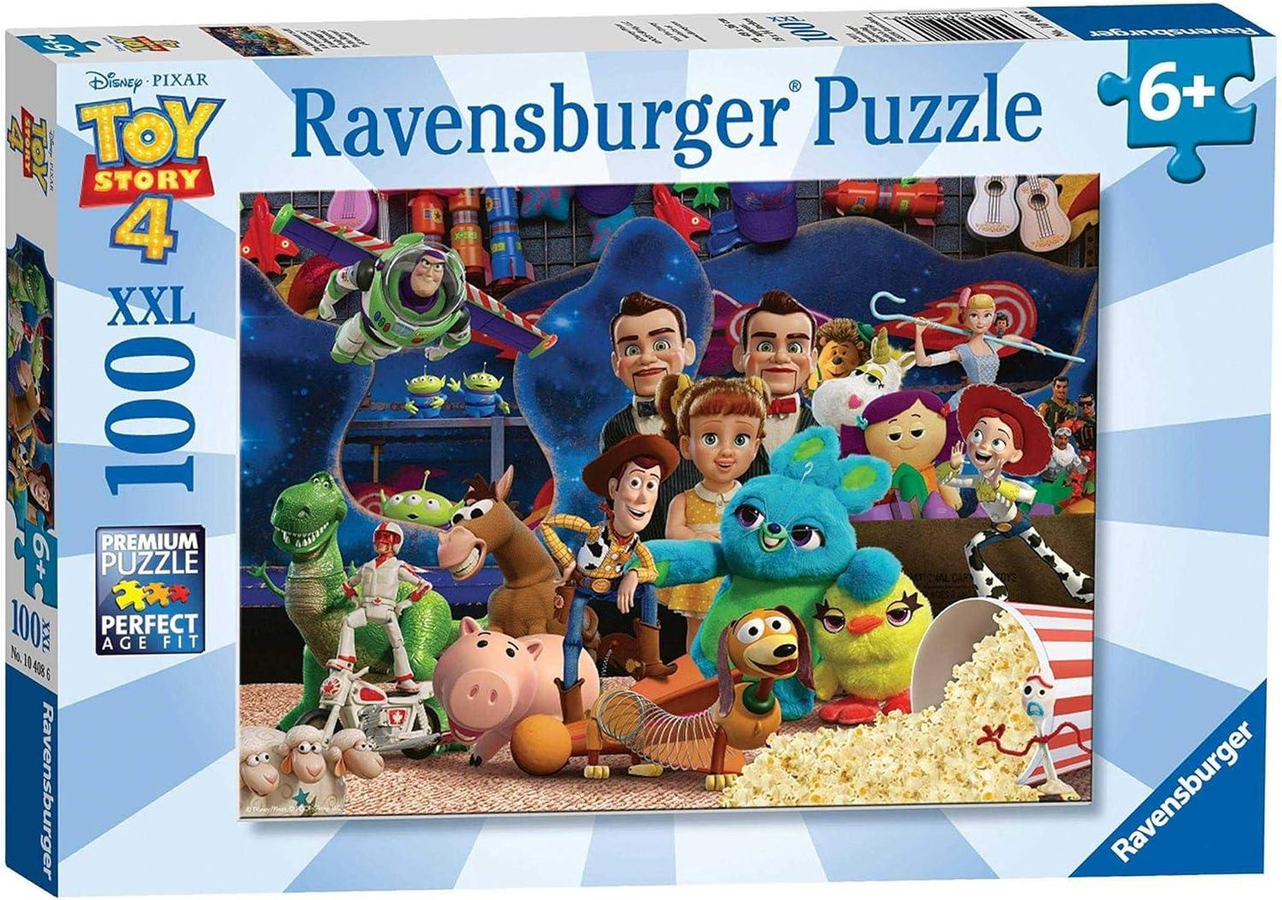 Ravensburger Disney Pixar Toy Story 4 - 100 Piece Kid's Jigsaw Puzzle | Unique Shapes | Glare-Free Surface|FSC-Certified