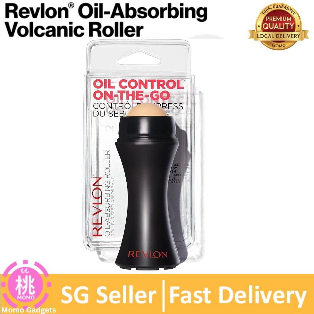 Face Roller by Revlon, Oily Skin Control for Face Makeup, Oil Absorbing, Volcanic Reusable Facial Skincare Tool - Momo Gadgets