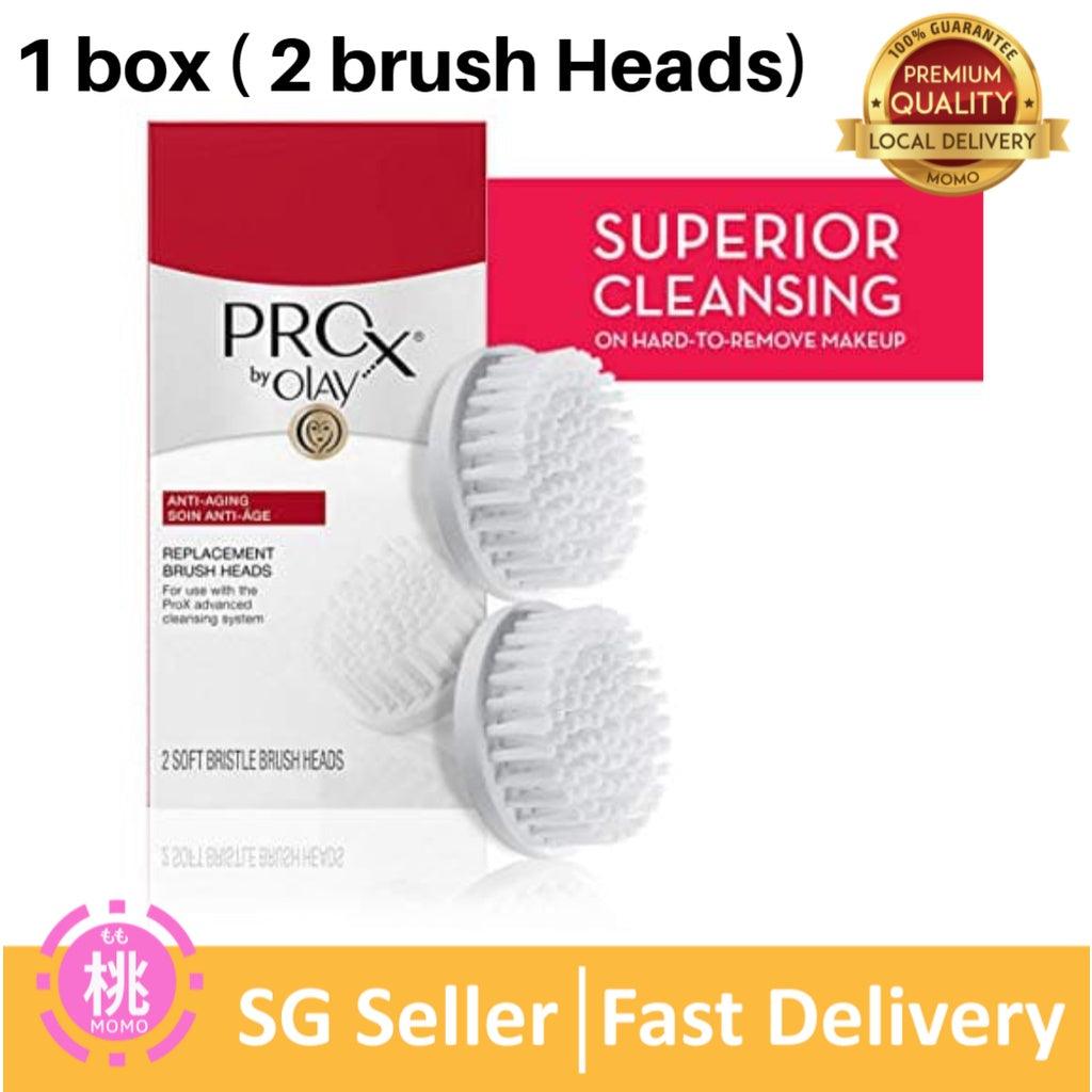 Facial Cleaning Brush 2/4 Counts Head Brush by Olay ProX Advanced Facial Cleansing System Replacement Brush Head - Momo Gadgets