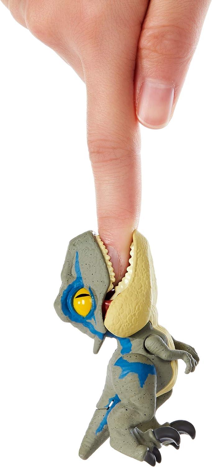 Mattel Jurassic World Dinosaur Snap Squad Collectibles for Display, Play and Snap On Feature for Attaching to Backpacks