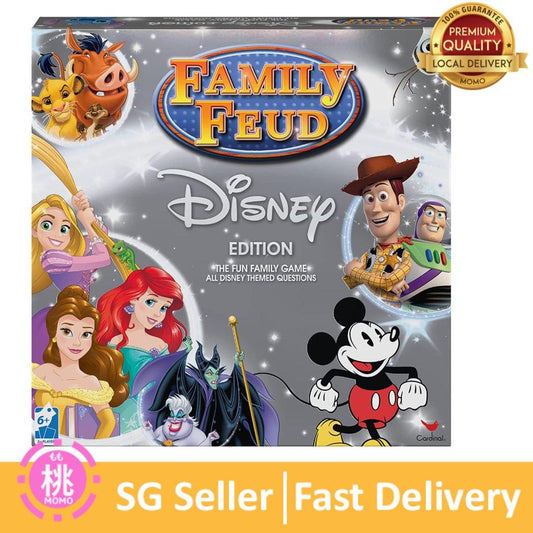 Family Feud Disney Edition Game for Adults, Families and Kids Ages 6 and up, by Spin Master - Momo Gadgets