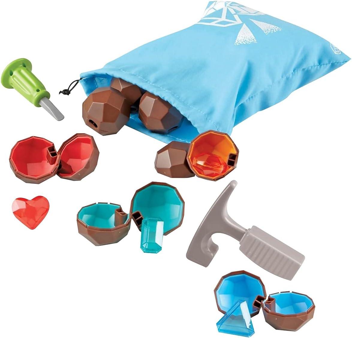 Learning Resources Rock 'n Gem Surprise, Sorting, Matching & Counting Skills Activity Set, Early STEM,19 Pieces, Ages 3+