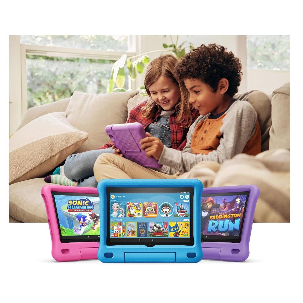 Fire HD 8 / 8 Pro Kids Edition tablet, release 8" HD display, 32 GB, Kid-Proof Case with build-in stand - Momo Gadgets