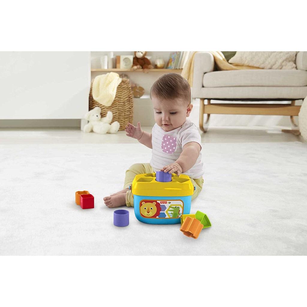 Fisher Price Baby's First Blocks, Set Of 10 Blocks For Classic Stacking And Sorting Play For Infants Ages 6 Months + - Momo Gadgets