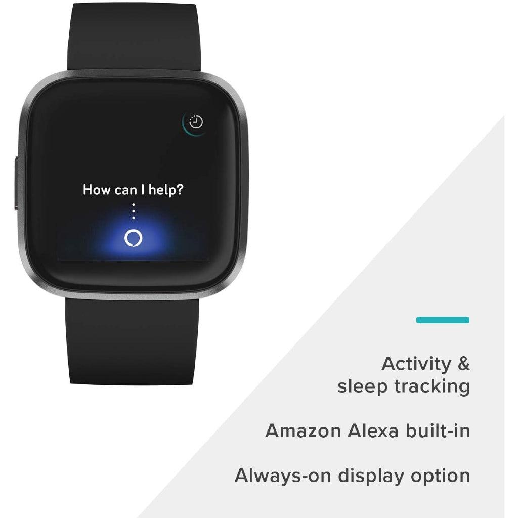 Fitbit Versa 2 Health & Fitness Smartwatch with Heart Rate, Music, Alexa Built-in (S & L Bands Included) - Momo Gadgets