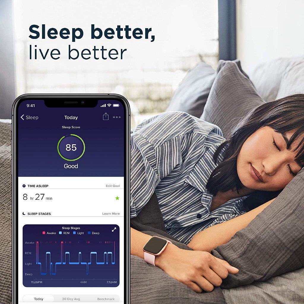Fitbit Versa 2 Health & Fitness Smartwatch with Heart Rate, Music, Alexa Built-in (S & L Bands Included) - Momo Gadgets