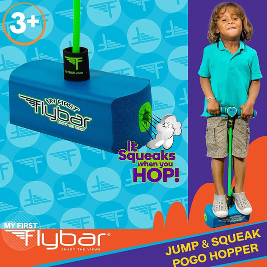 Flybar My First Foam Pogo Jumper for Kids Fun and Safe Pogo Stick for Toddlers, Durable Foam and Bungee Jumper - Momo Gadgets