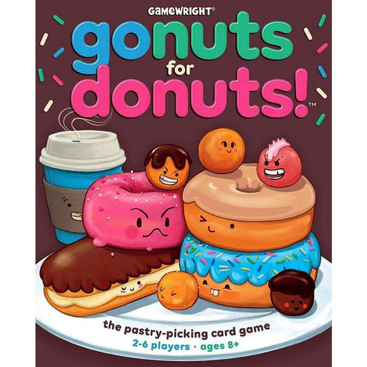 Gamewright 111 Go Nuts for Donuts Card Game, Standard, Multicolor, Multicolor, Standard (CSG-Gonuts) - Momo Gadgets