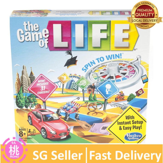 Gaming The Game of Life Board Game Ages 8 & Up - Momo Gadgets