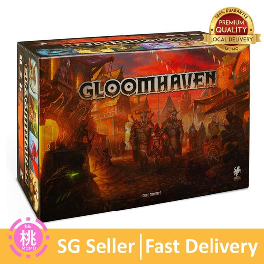 Gloomhaven 1-4 players; Ages 12+; 60-120 minute playing time - Momo Gadgets
