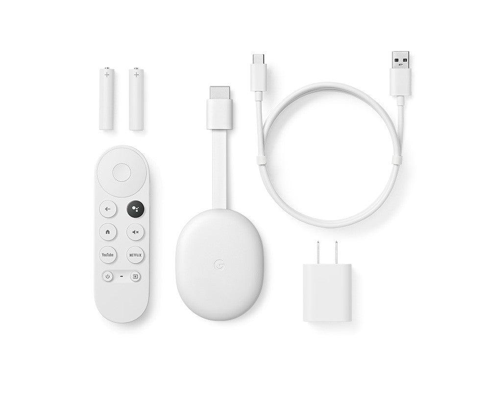 Google Chromecast with Google TV - Streaming Entertainment in 4K or HD 1080P HDR (Nest mini Bundle Options) - Momo Gadgets