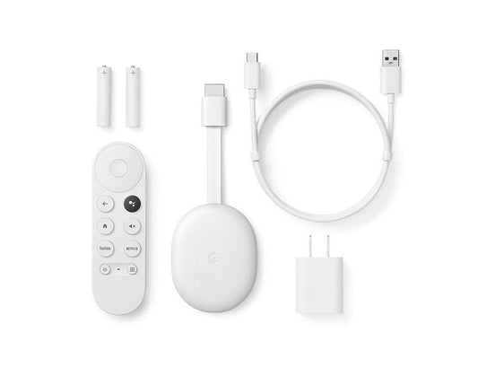 Google Chromecast with Google TV - Streaming Entertainment in 4K or HD 1080P HDR (Nest mini Bundle Options) - Momo Gadgets