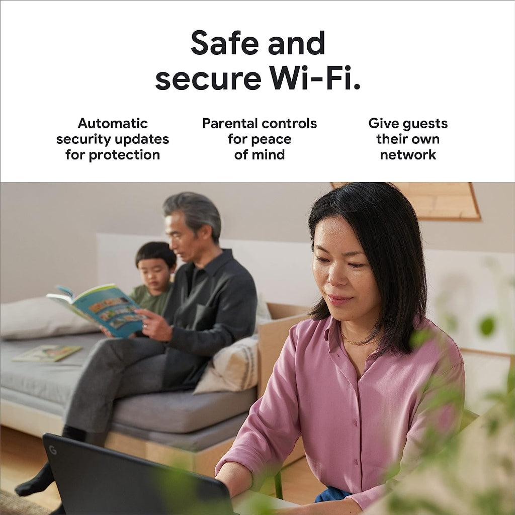 Google Nest WiFi Pro - 6E - Wifi 6 Reliable Home Wi-Fi System with Fast Speed and Whole Home Coverage - Mesh Router - Momo Gadgets