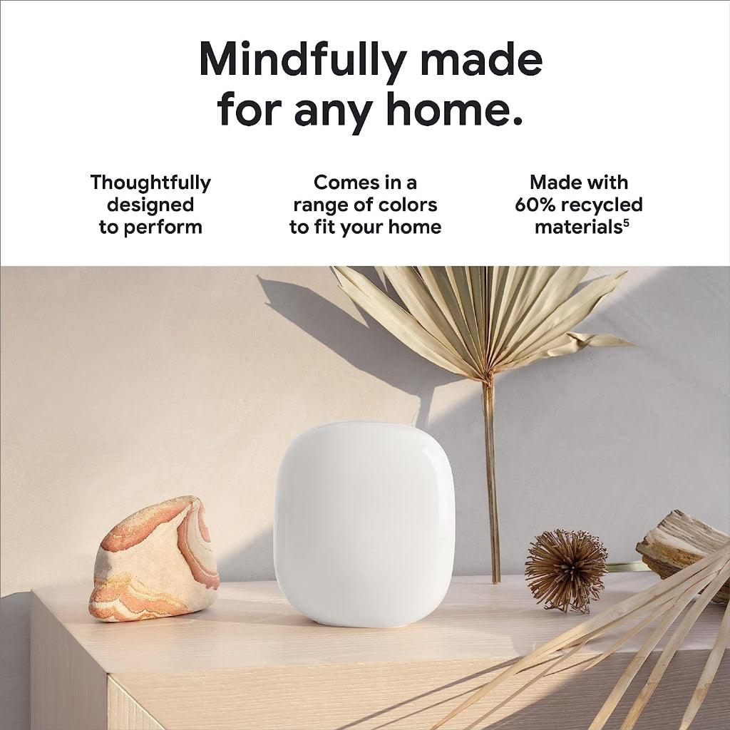 Google Nest WiFi Pro - 6E - Wifi 6 Reliable Home Wi-Fi System with Fast Speed and Whole Home Coverage - Mesh Router - Momo Gadgets