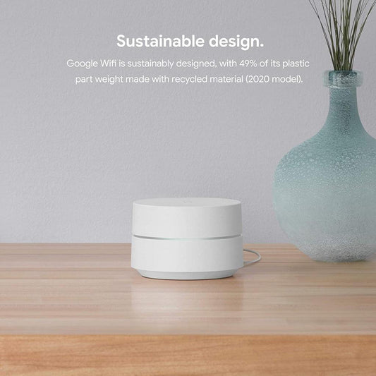 Google Wifi 2020 Edition - AC1200 - Mesh WiFi System - Wifi Router - 4500 Sq Ft Coverage - Momo Gadgets