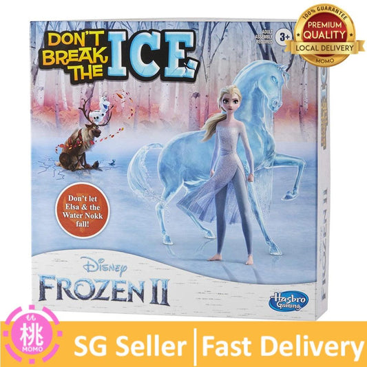 Hasbro Gaming Don't Break The Ice Classic or Disney Frozen 2 Edition Game for Kids Ages 3 and Up - Momo Gadgets