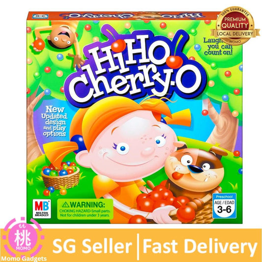 Hasbro Gaming Hi Ho! Cherry-O Board Game for 2 to 4 Players Kids Ages 3 and Up - Momo Gadgets