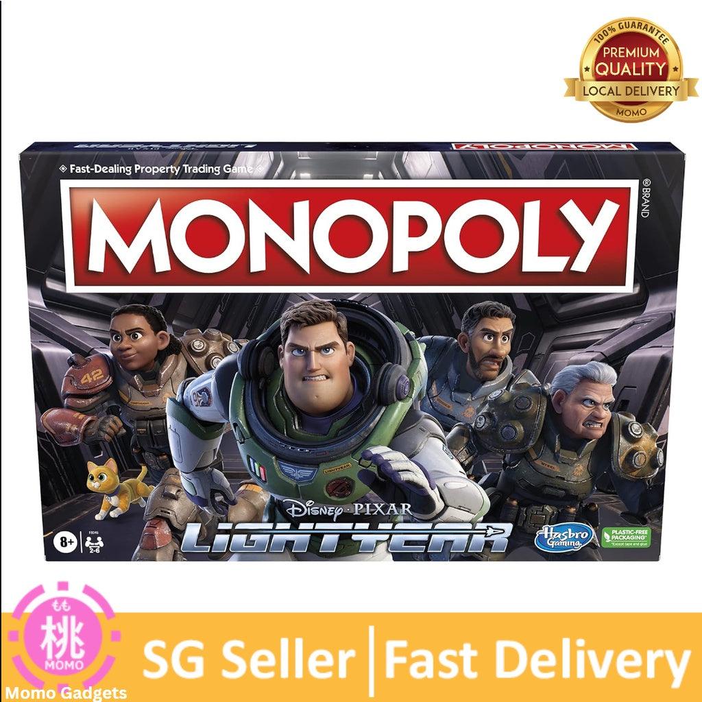Hasbro Gaming Monopoly: Disney and Pixar's Lightyear Edition Board Game Families and Kids, Family Board Games - Momo Gadgets