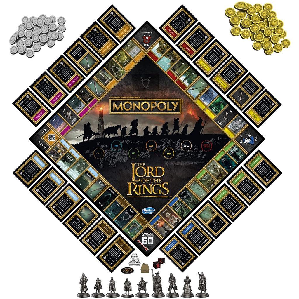 Hasbro Gaming Monopoly: The Lord of The Rings Edition Board Game - Momo Gadgets