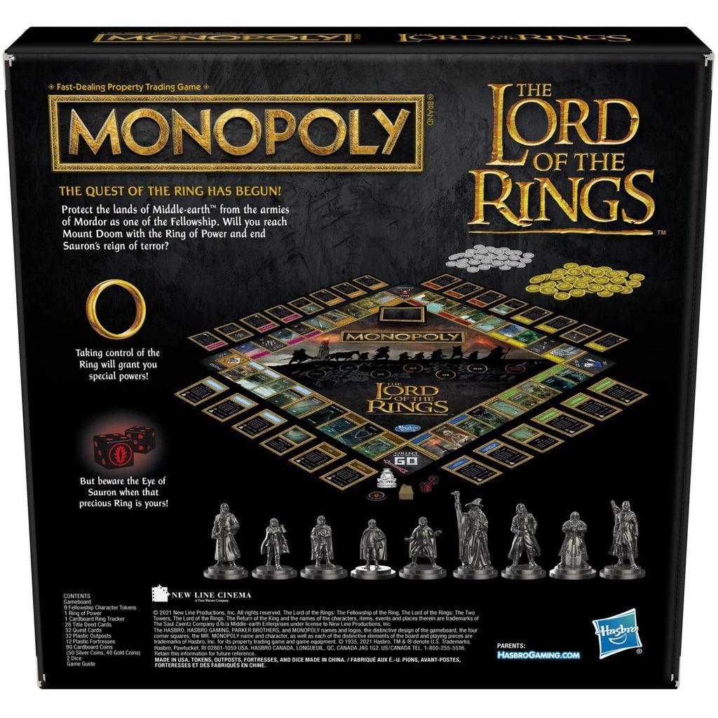 Hasbro Gaming Monopoly: The Lord of The Rings Edition Board Game - Momo Gadgets