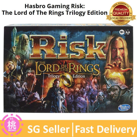 Hasbro Gaming Risk: The Lord of The Rings Trilogy Edition - Momo Gadgets