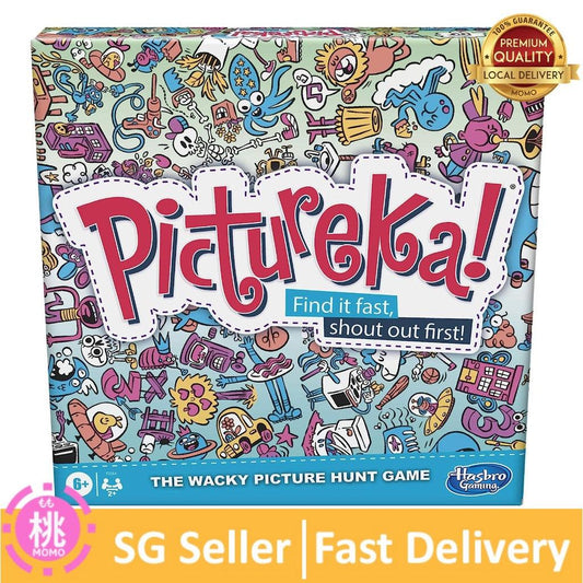 Hasbro Pictureka! Picture Game for Kids, Fun Family Board Games for 6 Year Olds and Up - Momo Gadgets