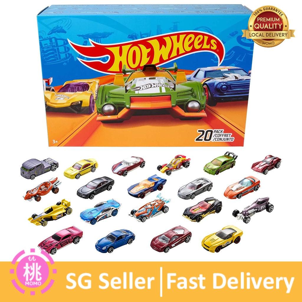 Hot Wheels, Set of 20 1:64 Scale Toy Trucks and Cars for Kids and Collectors, Styles May Vary - Momo Gadgets