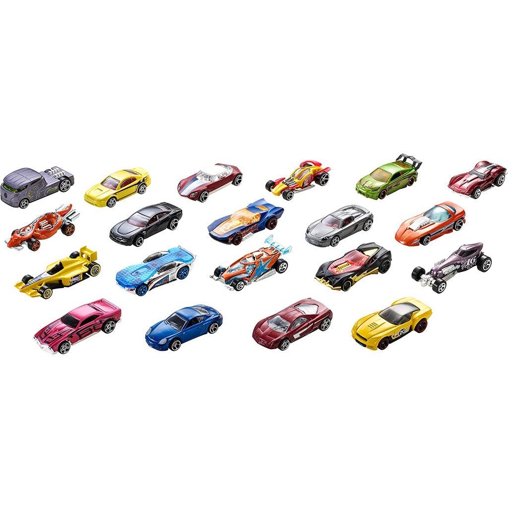 Hot Wheels, Set of 20 1:64 Scale Toy Trucks and Cars for Kids and Collectors, Styles May Vary - Momo Gadgets