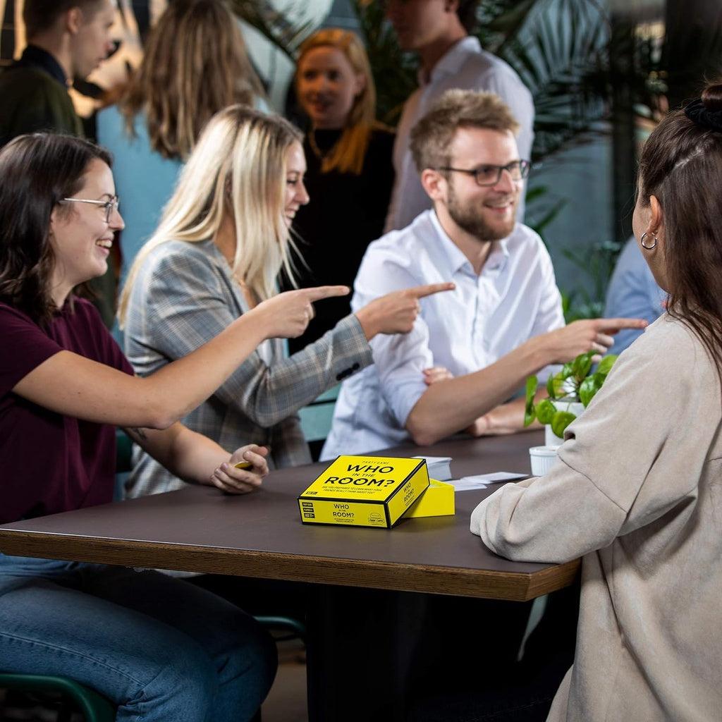 Hygge Games Who in The Room? Party Gamef Yellow - Momo Gadgets