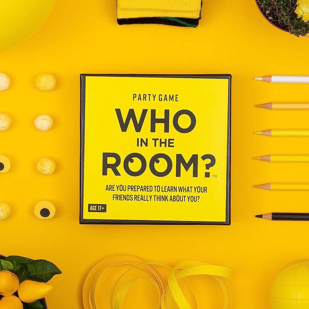 Hygge Games Who in The Room? Party Gamef Yellow - Momo Gadgets