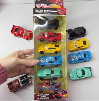Diecast Mini McQueen Pullback Cars Set