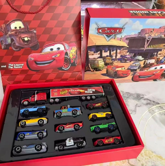 Diecast Mini McQueen Pullback Cars Set