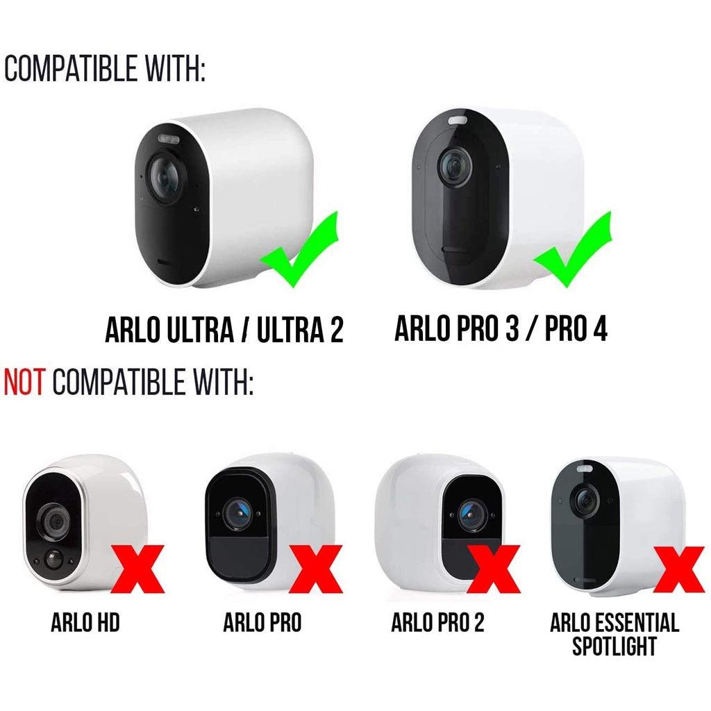 Indoor/Outdoor Magnetic Wall Mount Compatible with Arlo Ultra/Ultra 2 & Arlo Pro 3/Pro 4 - Momo Gadgets