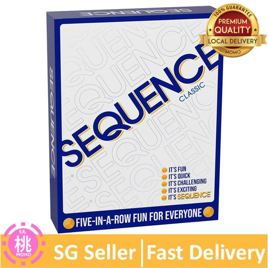 Jax Sequence Board Card Game 2-12 Players - Momo Gadgets