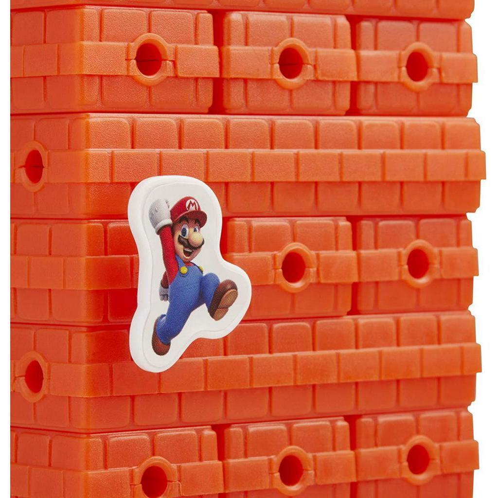 Jenga Super Mario Edition Game, Block Stacking Tower Game for Super Mario Fans, Aged 8 and Up - Momo Gadgets