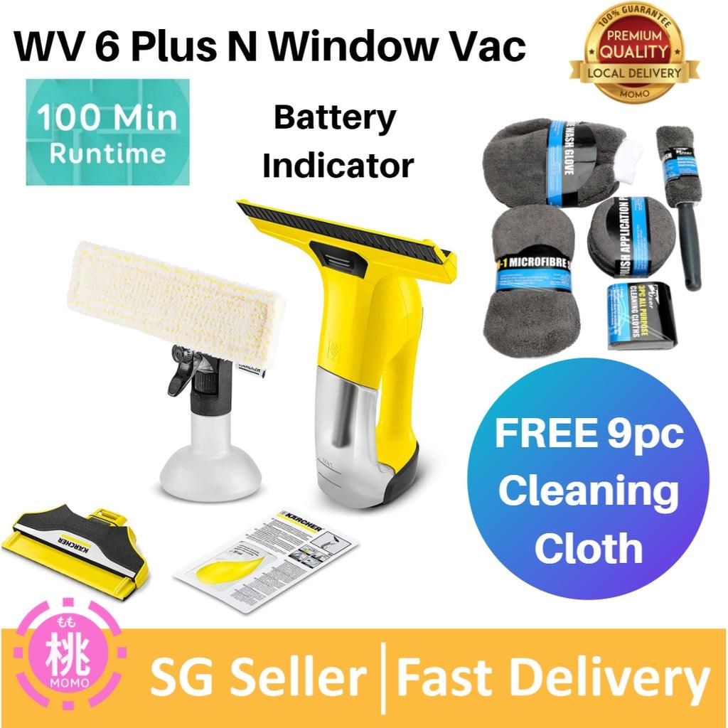 Karcher WV 6 Plus N Window Vac, 10 W, 240 V, Yellow/Black - Momo Gadgets