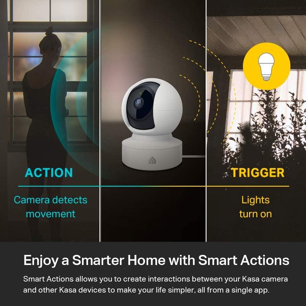 Kasa Indoor Pan/Tilt Smart Home Camera, 2k HD Security Camera wireless 2.4GHz with Night Vision - Momo Gadgets