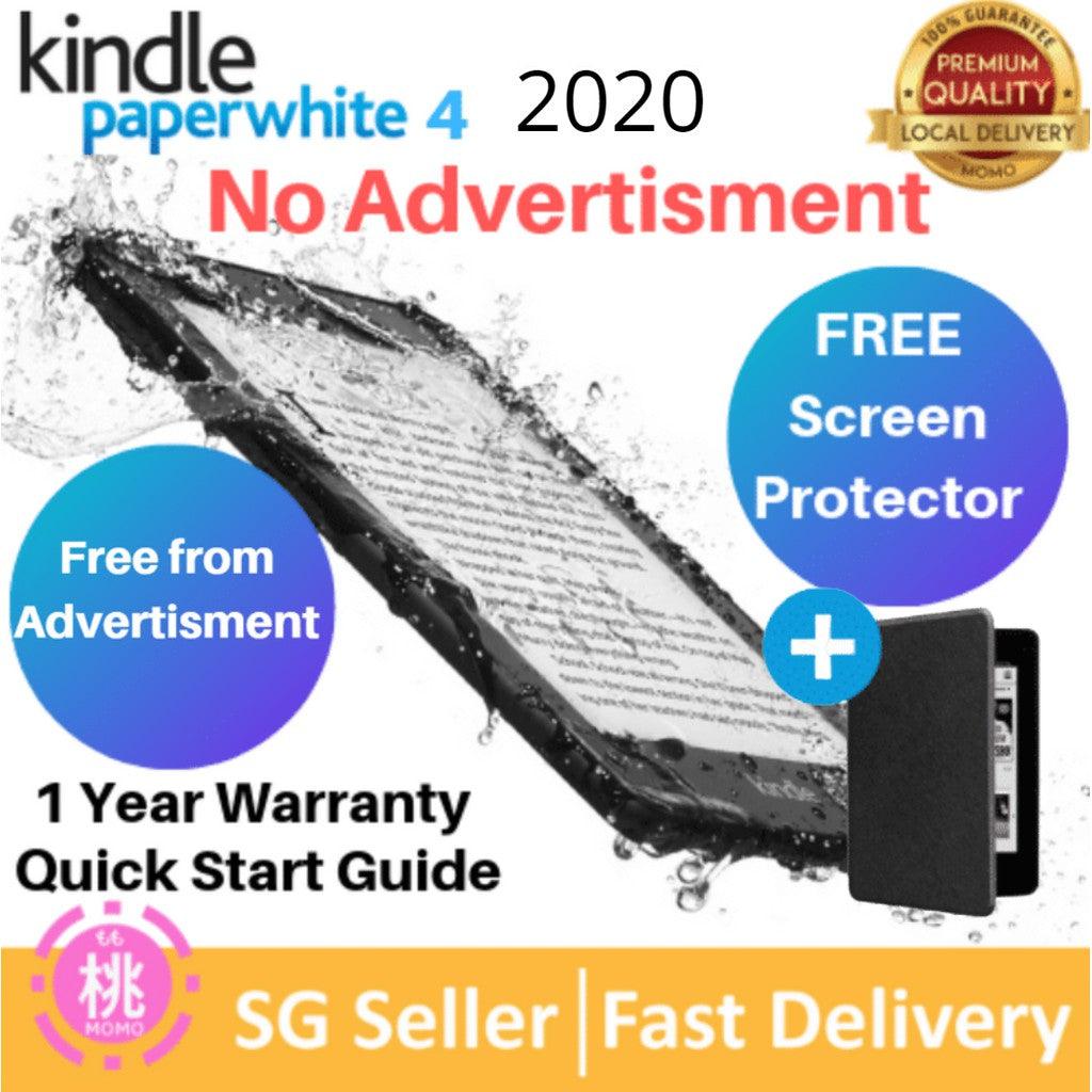 KINDLE Paperwhite 4 10th Gen, Free Screen Protector 8/32 GB (WIFI Only) NO ADVERTISMENT - Momo Gadgets