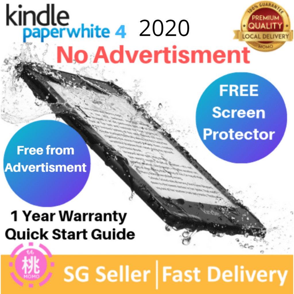 KINDLE Paperwhite 4 10th Gen, Free Screen Protector 8/32 GB (WIFI Only) NO ADVERTISMENT - Momo Gadgets