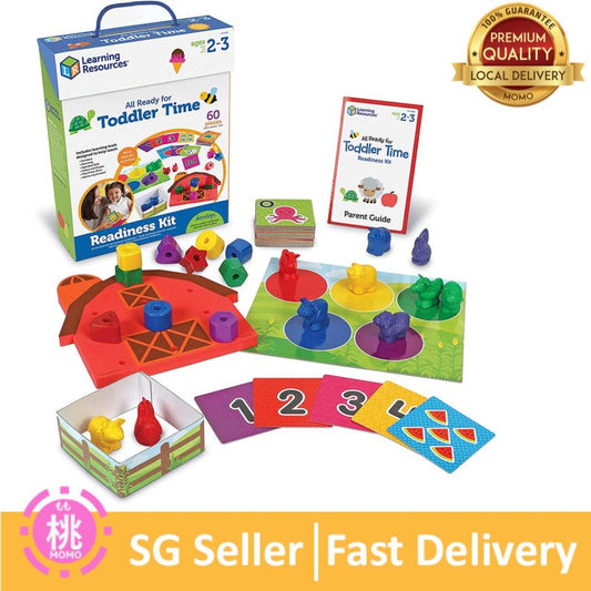 Learning Resources All Ready For Toddler Time Activity Set, Counting, Sorting, Homeschool, Ages 2+ - Momo Gadgets